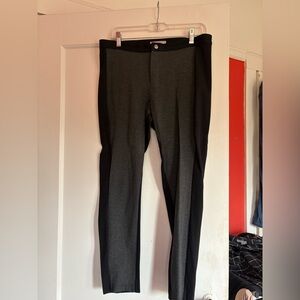 Banana Republic Colorblock Grey and Black Pants